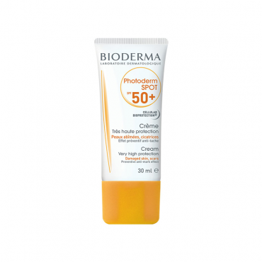 کرم ضد آفتاب فتودرم اسپات پوست های دارای لک و آسیب دیده  BIODERMA SPF 50