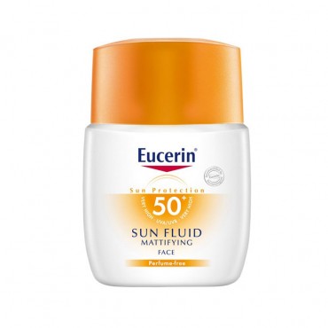 فلوئید ضد آفتاب +SPF 50 (مات کننده) Eucerin