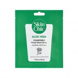 ماسک صورت ورقه ای آلوئه ورا و بابونه Skin Chic