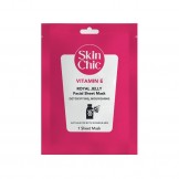 ماسک صورت ورقه ای ویتامین E و ژل رویال Skin Chic