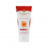 کرم ضد آفتاب و ضد چروک بژ روشن SunSafe SPF50