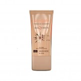ضد آفتاب کرم پودری و پرایمری بژ طلایی مکیسان Sunsafe SPF50
