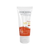 کرم ضد آفتاب فیزیکال بژ روشن مناسب پوست خشک و حساس HYDRODERM SPF60