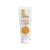 کرم ضد آفتاب و روشن کننده بی رنگ سان وست PRODERMA