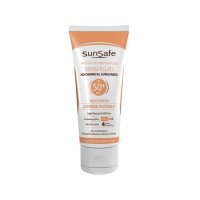 فلوئید ضد آفتاب فیزیکال مناسب پوست حساس SunSafe SPF50