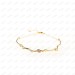 دستبند فانتزی طلایی Tandis 1659